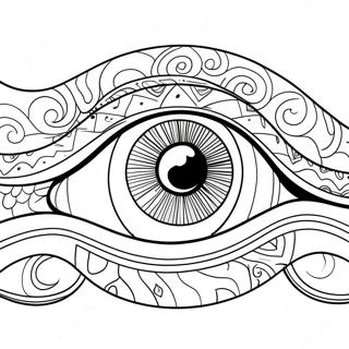 Dragon Eye Coloring Pages