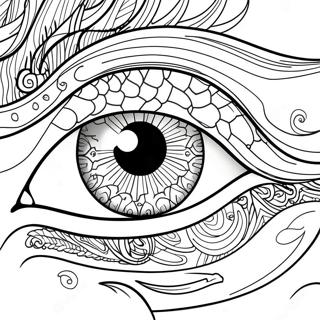 Dragon Eye Coloring Page 70593-56576