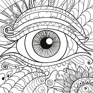 Mystical Dragon Eye Coloring Page 70594-56579