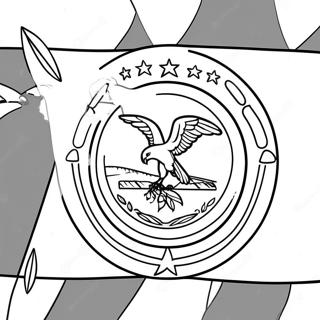 Illinois State Flag Coloring Page 70603-56583