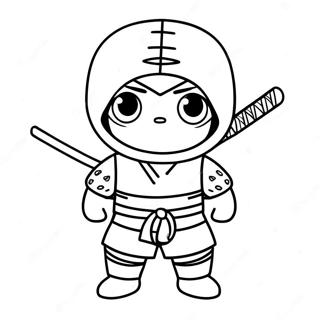 Hello Ninja Coloring Page 70633-56612