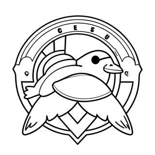 Mighty Ducks Logo Coloring Page 70643-56619