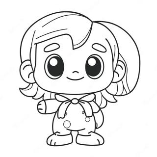 Cute Mrze Character Coloring Page 70654-56628