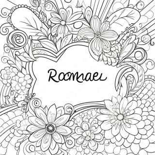 Personalized Name Coloring Page 7066-5759