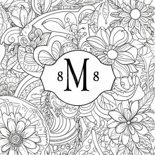 Elegant Personalized Name Coloring Page 7067-5748