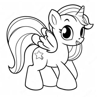 Zipp My Little Pony Coloring Pages