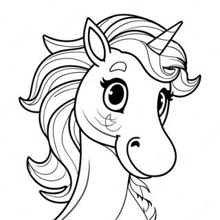 Zipp With Colorful Mane Coloring Page 70704-56666