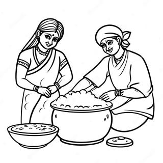 Pongal Festival Celebration Coloring Page 70803-56739