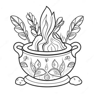 Colorful Pongal Pot Coloring Page 70804-56746