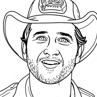 Luke Bryan Coloring Page 70813-56750