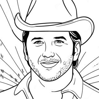 Luke Bryan Coloring Page 70813-56751