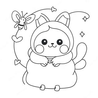 Bee And Puppycat Coloring Pages