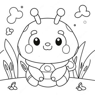 Cute Bee And Puppycat Adventure Coloring Page 70824-56767