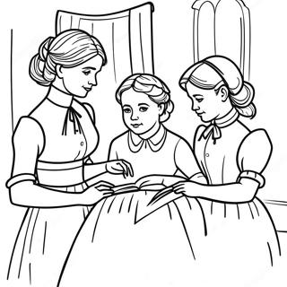 Little Women Coloring Pages