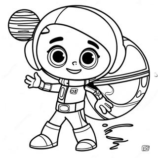 Miles From Tomorrowland Coloring Pages