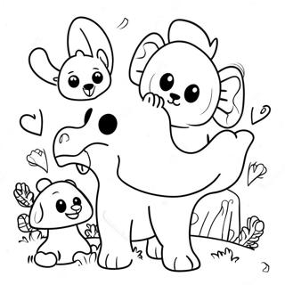 Fun Animal Coloring Page To Print 70874-56806