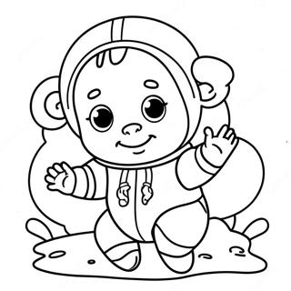 Baby In Yellow Costume Coloring Page 70923-56835