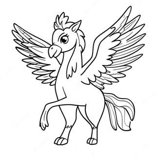 Hippogriff Coloring Page 70943-56855