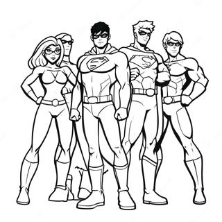 Young Justice Coloring Pages