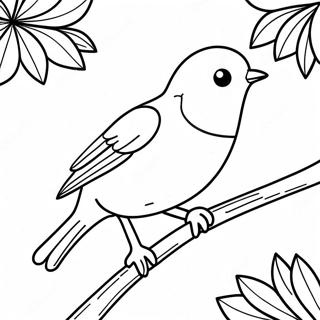 Robin In Action Coloring Page 70974-56882