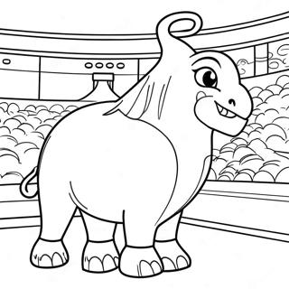 St Louis Blues Mascot Coloring Page 70984-56894