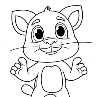 Talking Tom Hero Coloring Pages