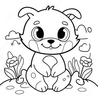 Have A Great Day Happy Animals Coloring Page 71024-56923