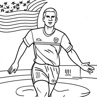 Usa Soccer Coloring Pages