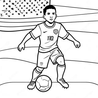 Usa Soccer Coloring Page 71043-56938