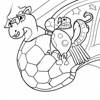 Usa Soccer Coloring Page 71043-56940