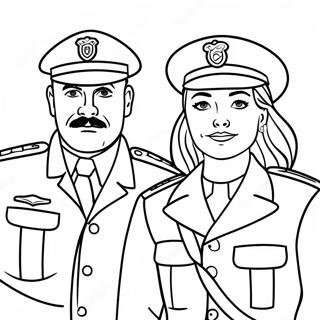 Adventurous Officer Buckle And Gloria Coloring Page 71124-57001