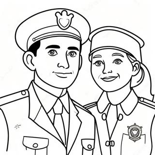 Adventurous Officer Buckle And Gloria Coloring Page 71124-57002