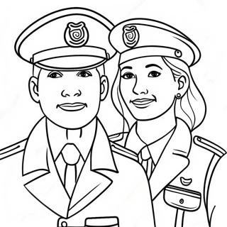 Adventurous Officer Buckle And Gloria Coloring Page 71124-57003