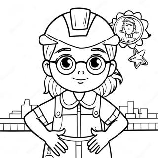 Rosie Revere Engineer Coloring Page 71153-57017