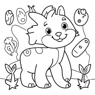 Rhyming Coloring Page With Fun Animals 71163-57030