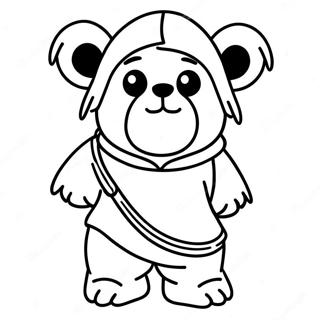 Ewok Coloring Page 71173-57040