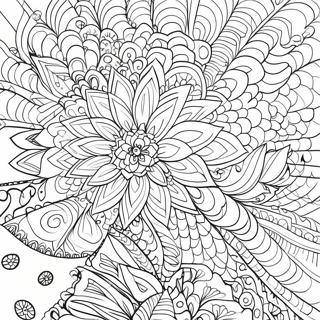 Colorful Psychedelic Patterns Coloring Page 71194-57063