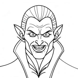 Demon Vampire For Adults Coloring Pages