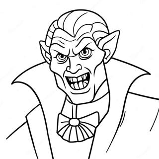 Creepy Demon Vampire In Shadows Coloring Page 71204-57072