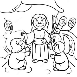 Colorful Bible Stories Coloring Page 71214-57073