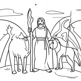 Colorful Bible Stories Coloring Page 71214-57074