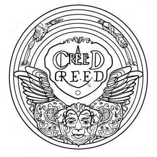 Creed Logo Coloring Page 71224-57080