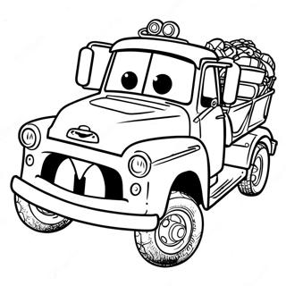 Mater Coloring Pages