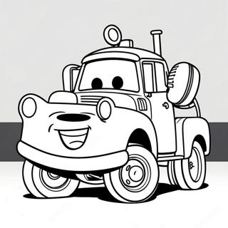 Mater With A Big Smile Coloring Page 71234-57085