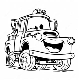 Mater With A Big Smile Coloring Page 71234-57087