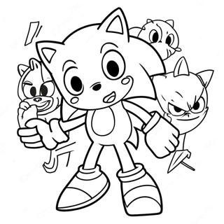 Sonic Forces Coloring Page 71253-57094