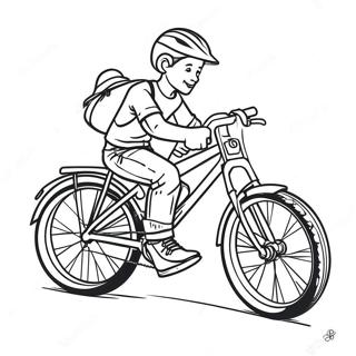 Bike Safety Awareness Coloring Page 71263-57106