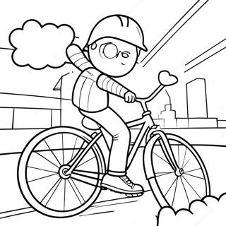 Bike Safety Awareness Coloring Page 71263-57108