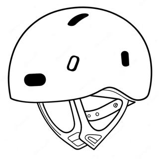 Colorful Bicycle Helmet Safety Coloring Page 71264-57112