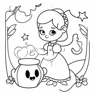 Enchanting Just Add Magic Characters Coloring Page 71284-57122